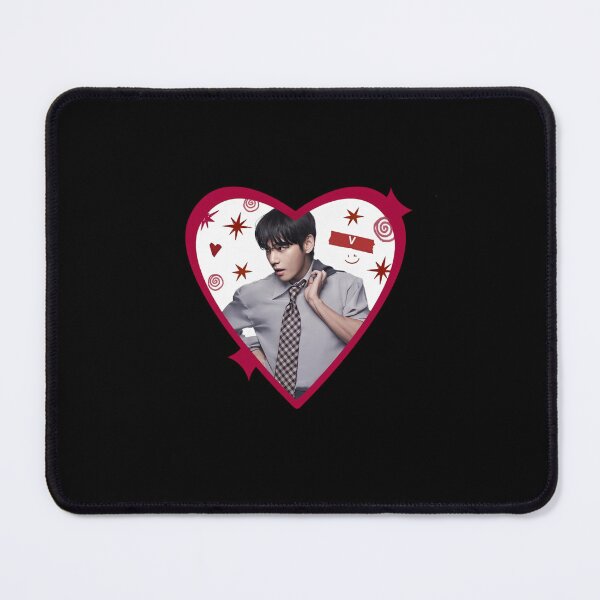 Item preview, BTS V Kim Taehyung Heart Kpop Fan Art designed and sold by Moonpaw-Whimsy.