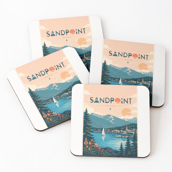 Item preview, Sandpoint Idaho Lake Pend Oreille and Selkirk Mountains Scenic View designed and sold by Places On Earth.