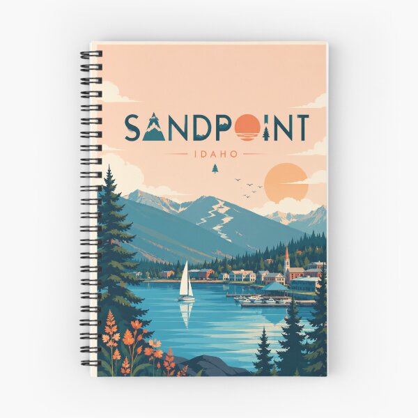 Item preview, Sandpoint Idaho Lake Pend Oreille and Selkirk Mountains Scenic View designed and sold by Places On Earth.