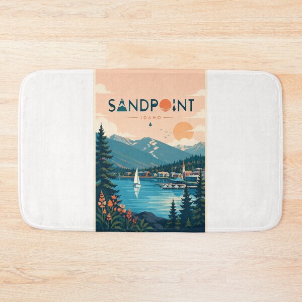 Item preview, Sandpoint Idaho Lake Pend Oreille and Selkirk Mountains Scenic View designed and sold by Places On Earth.