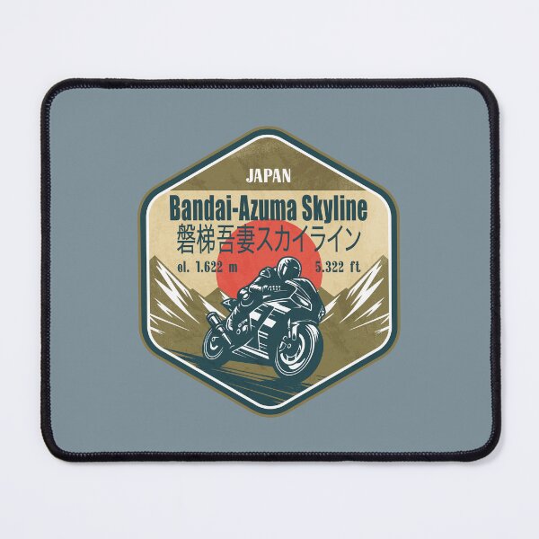 Item preview, Bandai Azuma Skyline Japan Biker Badge designed and sold by CynthiaGraphics.