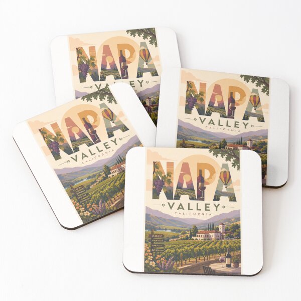 Item preview, Napa Valley California St Helena Yountville and Rutherford Wine Country designed and sold by Places On Earth.
