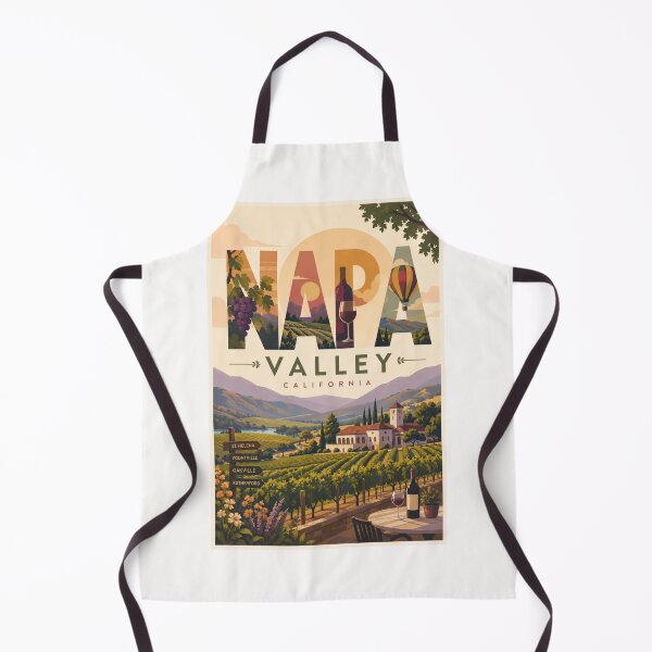 Item preview, Napa Valley California St Helena Yountville and Rutherford Wine Country designed and sold by Places On Earth.