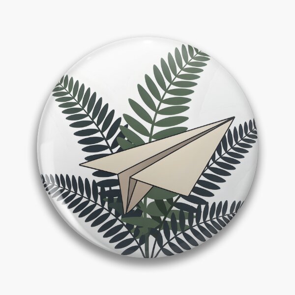 Item preview, Paper Airplane Fern Minimal Nature Illustration designed and sold by Naviora.