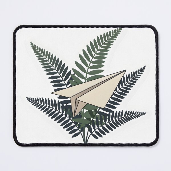 Item preview, Paper Airplane Fern Minimal Nature Illustration designed and sold by Naviora.