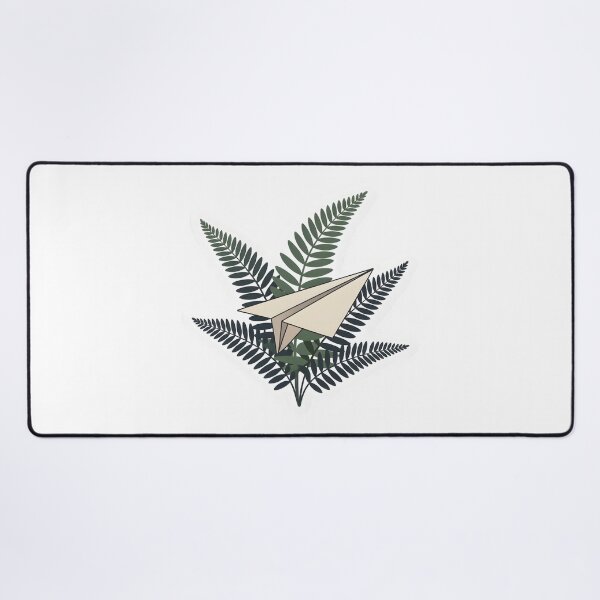 Item preview, Paper Airplane Fern Minimal Nature Illustration designed and sold by Naviora.