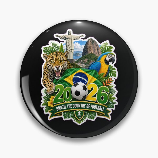 Item preview, Brazil 2026 Country of Football Design designed and sold by LuisWorks.