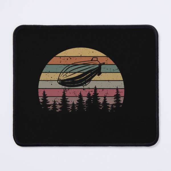 Item preview, Vintage Retro Zeppelin Airship Sunset #2000 designed and sold by aztra-art.