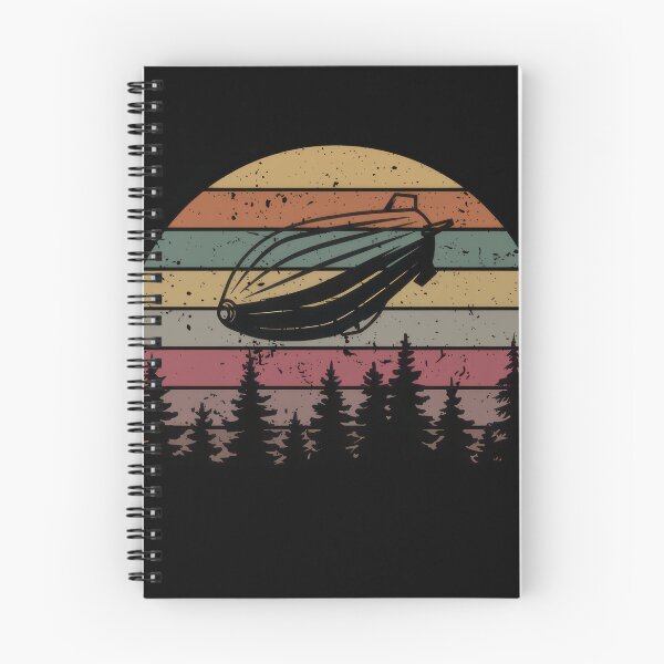 Item preview, Vintage Retro Zeppelin Airship Sunset #2000 designed and sold by aztra-art.