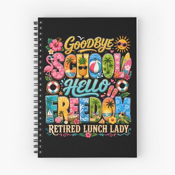 Item preview, Goodbye School Hello Pool Retired Lunch Lady Summer Vacation designed and sold by THREE LITTLE BEANS.