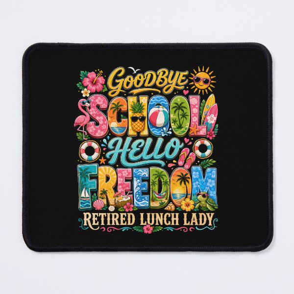 Item preview, Goodbye School Hello Pool Retired Lunch Lady Summer Vacation designed and sold by THREE LITTLE BEANS.