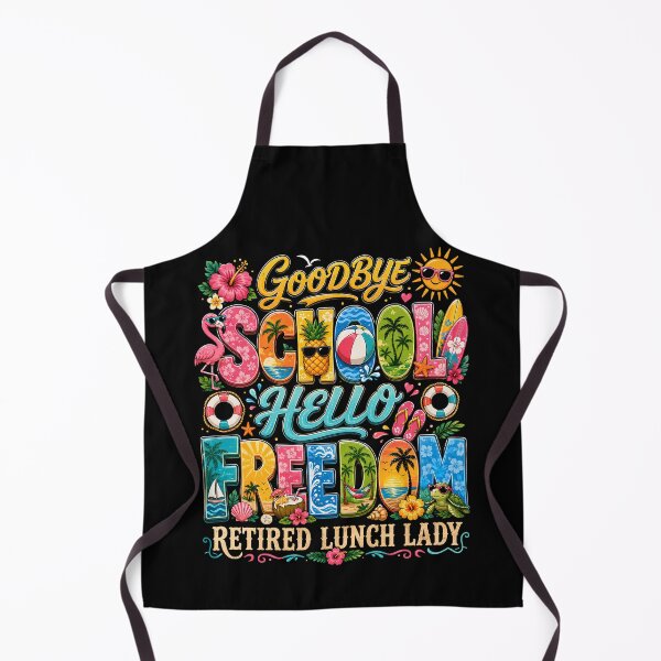 Item preview, Goodbye School Hello Pool Retired Lunch Lady Summer Vacation designed and sold by THREE LITTLE BEANS.