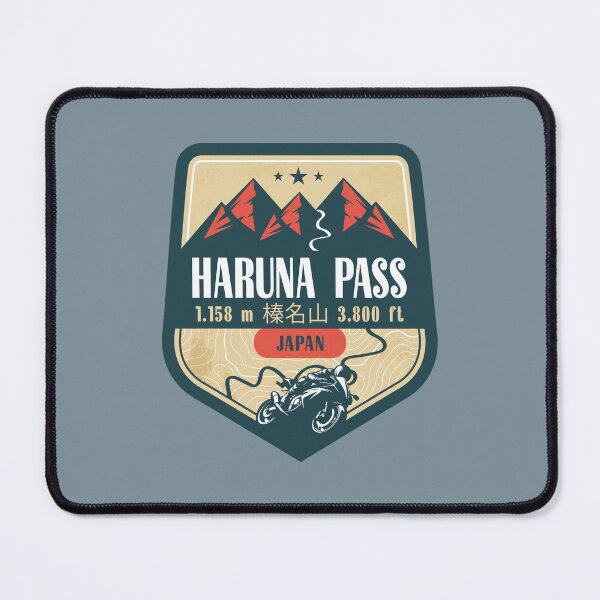 Item preview, Haruna Pass Gunma Japan Biker Badge designed and sold by CynthiaGraphics.