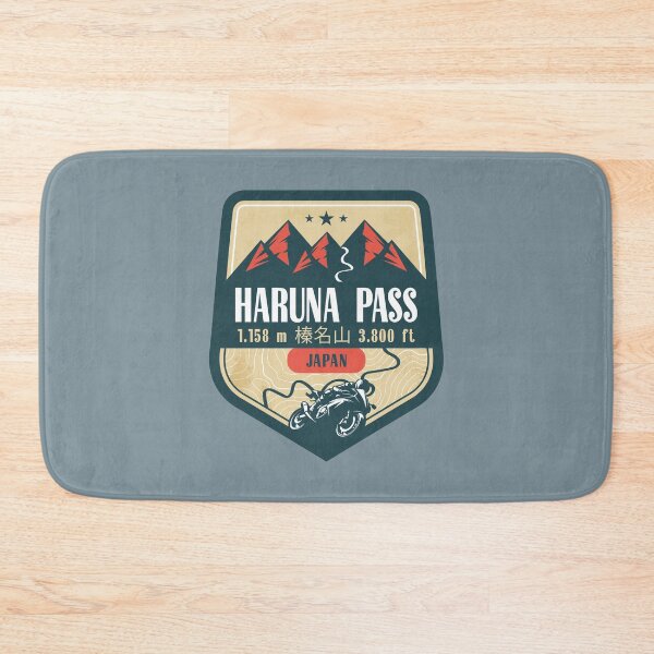 Item preview, Haruna Pass Gunma Japan Biker Badge designed and sold by CynthiaGraphics.