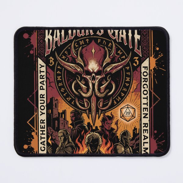 Item preview, Baldurs Gate 3 Party Gaming Graphic Tee designed and sold by Senpaiwaves.