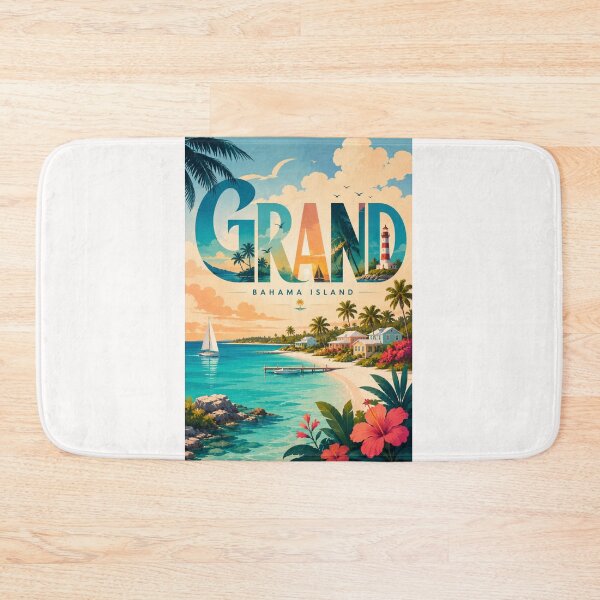 Item preview, Grand Bahama Island  Florida with Lucaya Beach designed and sold by Places On Earth.