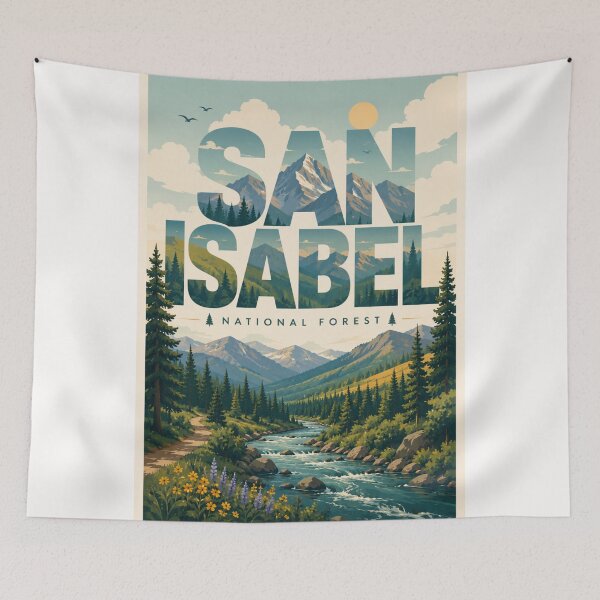Item preview, San Isabel National Forest Colorado Rocky Mountains and Arkansas River Region designed and sold by Places On Earth.