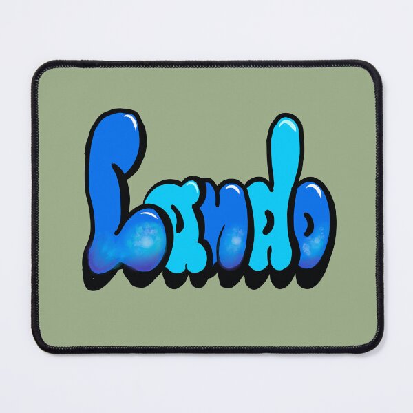 Item preview, Lando name in Blue graffiti typography The top 10 best Personalized Custom Name designed and sold by Artonmytee.