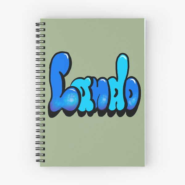 Item preview, Lando name in Blue graffiti typography The top 10 best Personalized Custom Name designed and sold by Artonmytee.