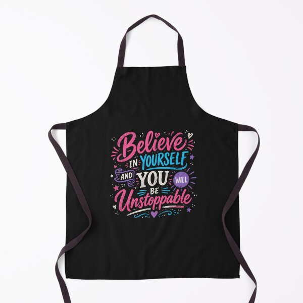Item preview, Believe in Yourself Motivational Typography Poster designed and sold by CrazyRedBubble1.