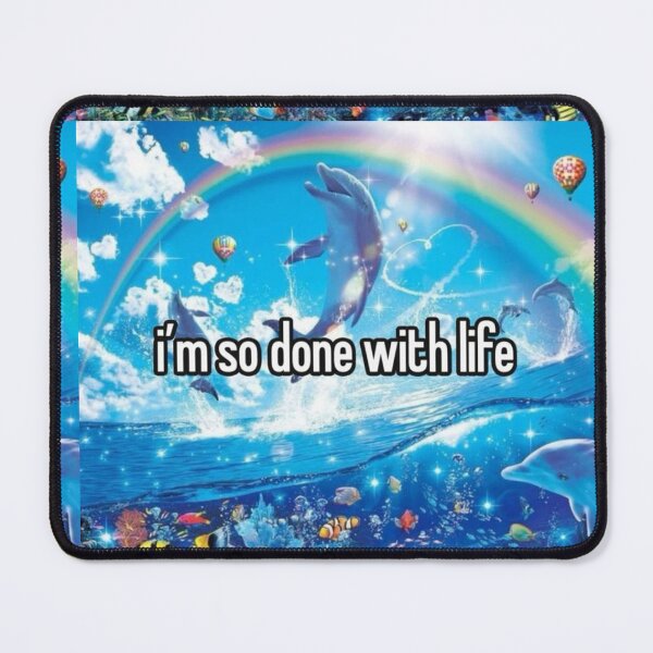Item preview, im so done with life designed and sold by CatsCritterDesigns .