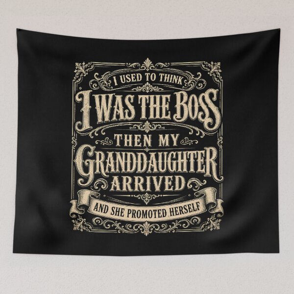 Item preview, I Used to Think I Was the Boss Then My Granddaughter Arrived Funny Grandma designed and sold by THREE LITTLE BEANS.