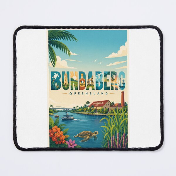 Item preview, Bundaberg Queensland Mon Repos and Coral Coast Australia designed and sold by Places On Earth.