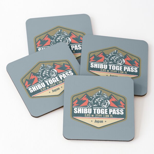 Item preview, Shibu Toge Pass Japan Alps Biker Badge designed and sold by CynthiaGraphics.