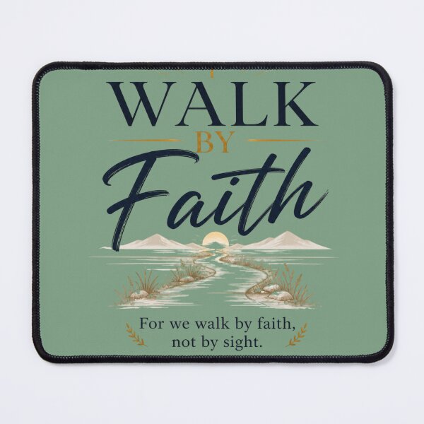 Item preview, Walk By Faith | Christian Bible Verse Design designed and sold by Jesusloverbrand.