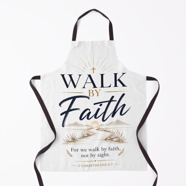 Item preview, Walk By Faith | Christian Bible Verse Design designed and sold by Jesusloverbrand.