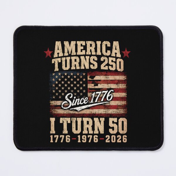 Item preview, America 250th Birthday Shirt – America Turns 250, I Turn 50 Tee, Vintage 1976 designed and sold by THREE LITTLE BEANS.