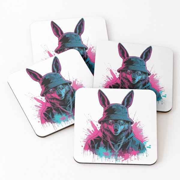 Item preview, Mystic Wolf Streetwear Character – Urban Graffiti Pop Art Design designed and sold by PLUSHIWORLDtm.