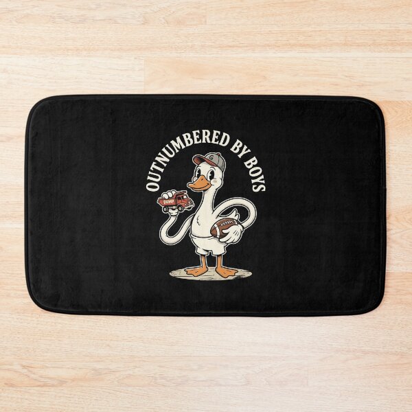 Item preview, SEO Title: Outnumbered By Boys Funny Duck Mom Football Dump Truck designed and sold by graphixpolash.