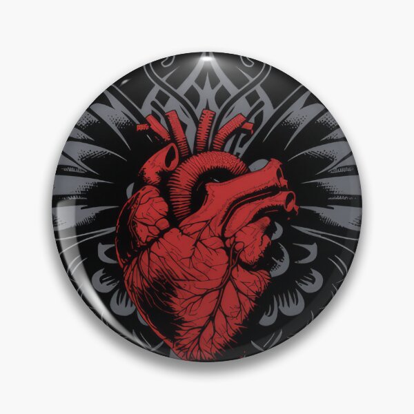 Item preview, Cheap Trick Gothic Heart Butterfly – High Voltage Rock Tattoo Art #4198 designed and sold by trusty-ben-art.