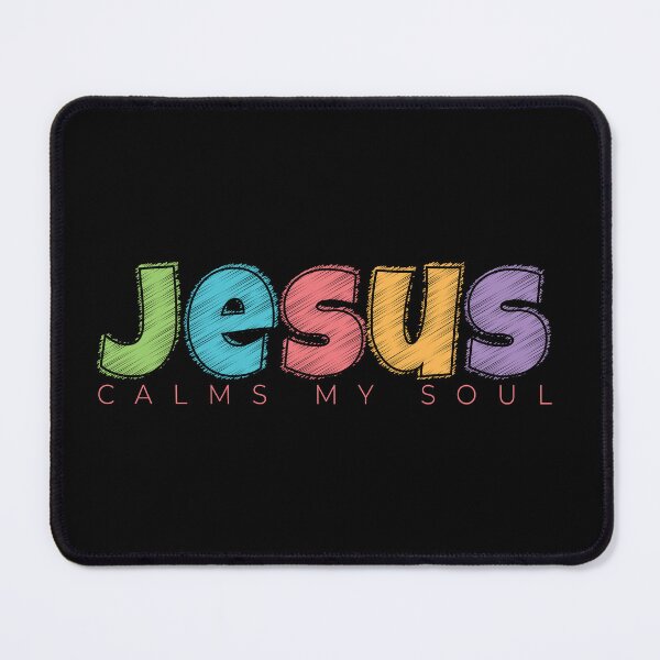 Item preview, Jesus Calms My Soul – Christian Peace & Faith Inspirational designed and sold by Verse & Vibes.