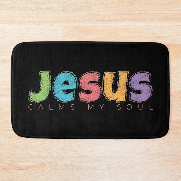 Item preview, Jesus Calms My Soul – Christian Peace & Faith Inspirational designed and sold by Verse & Vibes.