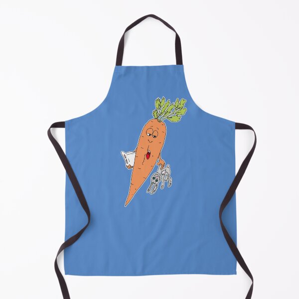 Item preview, Funny Sleepy Carrot Bedtime Bunny Absurd Food Pun designed and sold by MyxaART.