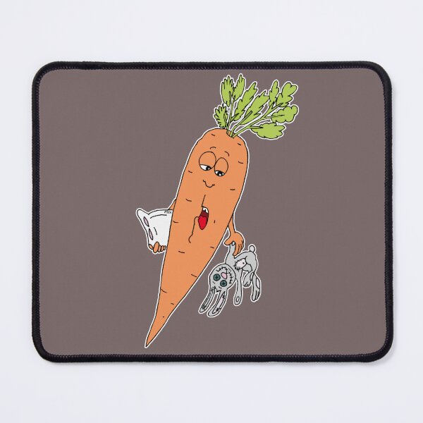 Item preview, Funny Sleepy Carrot Bedtime Bunny Absurd Food Pun designed and sold by MyxaART.