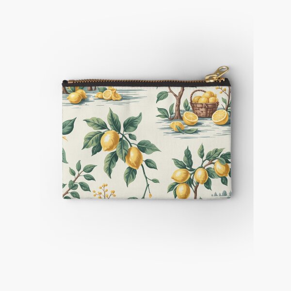 Item preview, French Citrus Toile Pattern – Lemon Orchard Cottagecore Wallpaper Design designed and sold by Tamas Das.