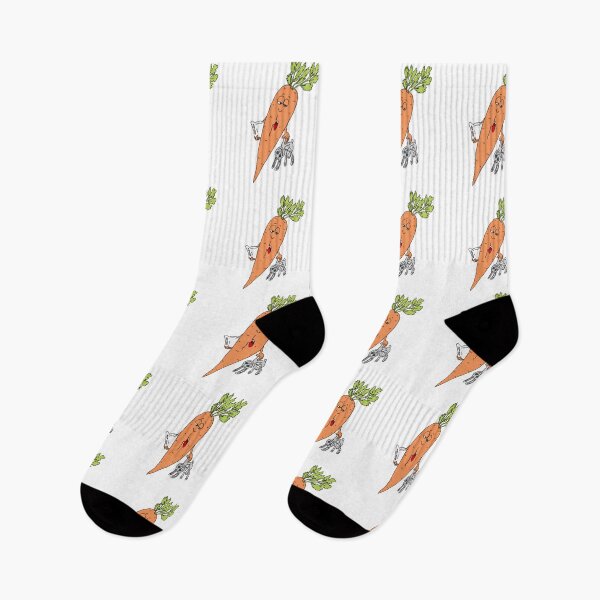 Item preview, Funny Sleepy Carrot Bedtime Bunny Absurd Food Pun designed and sold by MyxaART.