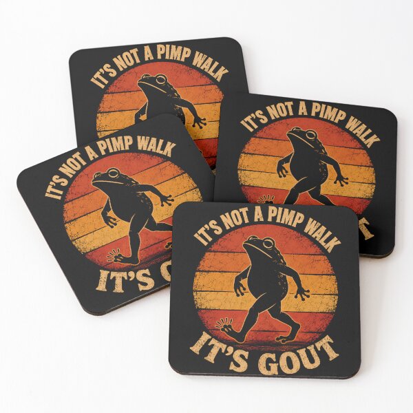 Item preview, It's Not A Pimp Walk It's Gout! T-Shirt, Funny Sarcastic Gout Humor designed and sold by THREE LITTLE BEANS.