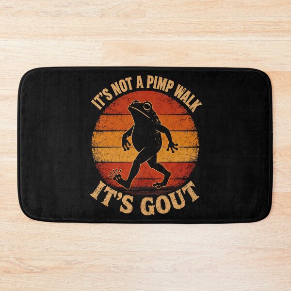 Item preview, It's Not A Pimp Walk It's Gout! T-Shirt, Funny Sarcastic Gout Humor designed and sold by THREE LITTLE BEANS.