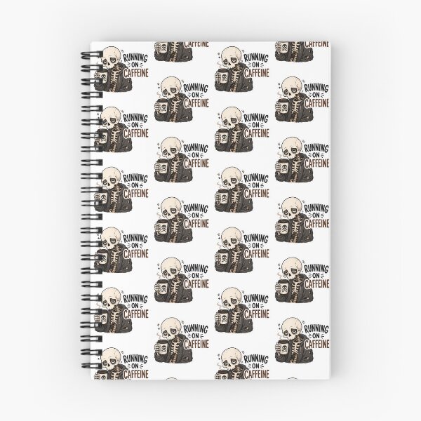 Item preview, Tired Skeleton Running On Caffeine designed and sold by PriyankaSonara.