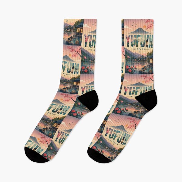 Item preview, Yufuin Onsen Village beneath Mount Yufu in Oita Japan designed and sold by StampMyPassport.