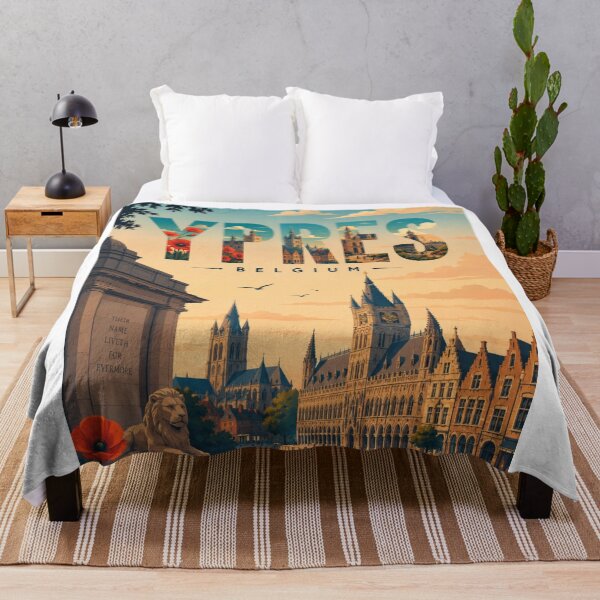 Item preview, Ypres Flanders Heritage Square and Belgian Gothic Landmarks designed and sold by StampMyPassport.