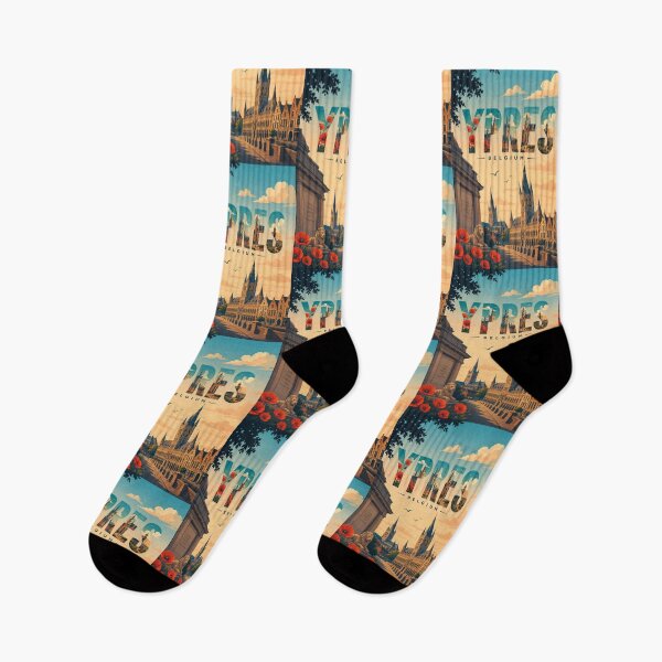 Item preview, Ypres Flanders Heritage Square and Belgian Gothic Landmarks designed and sold by StampMyPassport.