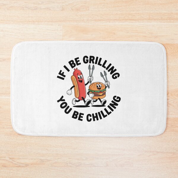 Item preview, Funny Retro BBQ Grilling Hot Dog Burger Summer barbecue hotdog designed and sold by w1ckerman.