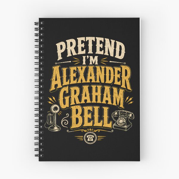 Item preview, Pretend I'm Alexander Graham Bell Funny Introvert Phone Call designed and sold by THREE LITTLE BEANS.
