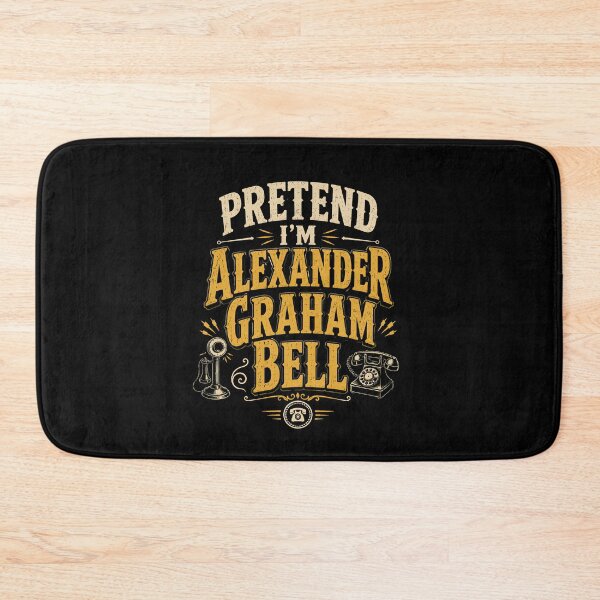 Item preview, Pretend I'm Alexander Graham Bell Funny Introvert Phone Call designed and sold by THREE LITTLE BEANS.