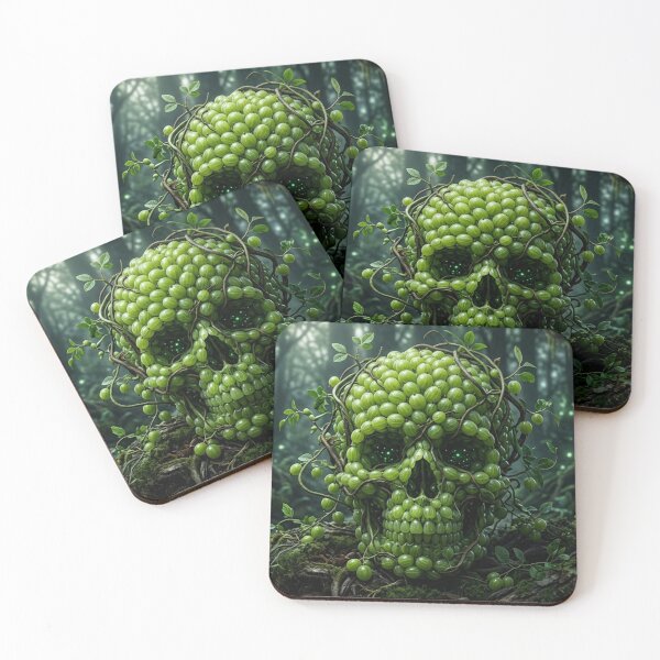 Item preview, Coffee Skull of the Forgotten Forest designed and sold by 1NEOBOY.